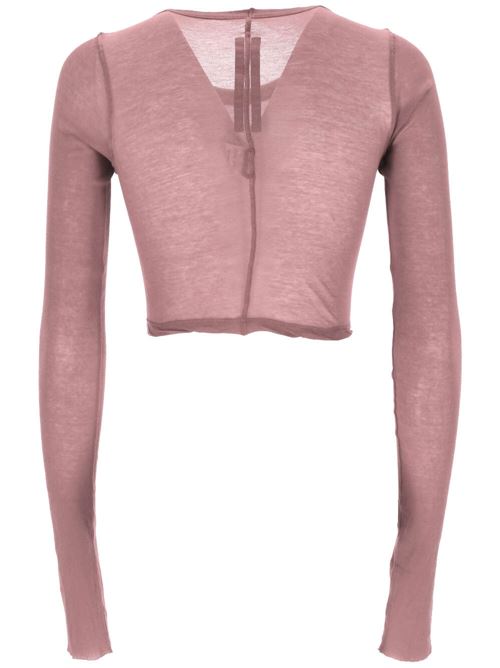 Top in cotone organico rosa Rick Owens | RP01D2220UC63